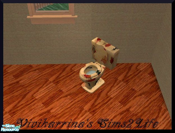 Sims 2 — Vivikry - Autumn Toilet by xkikkokry — I made this recolours from maxis stuff. Please Enjoy!!!