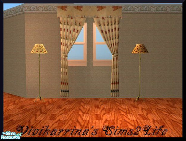Sims 2 — Vivikry - Autumn floorlamps by xkikkokry — I made this recolours from maxis stuff. Please Enjoy!!!