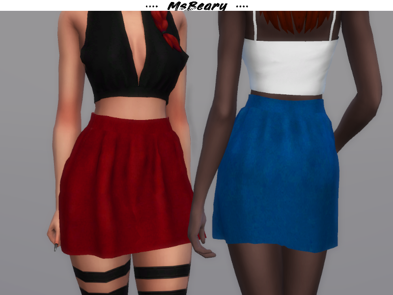 The Sims Resource - Highwaisted Skirt