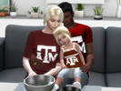 Sims 4 — Texas A&M Female Toddler Tank by jsed — A cute Aggie tank for your little girl! Start them young. Thanks and