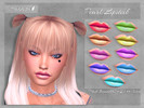 Sims 4 — Pearl Lipstick by MakykySims — - Mesh SecondLife/ HQ / 10 Colors - Standalone item with thumbnail. - Famele /