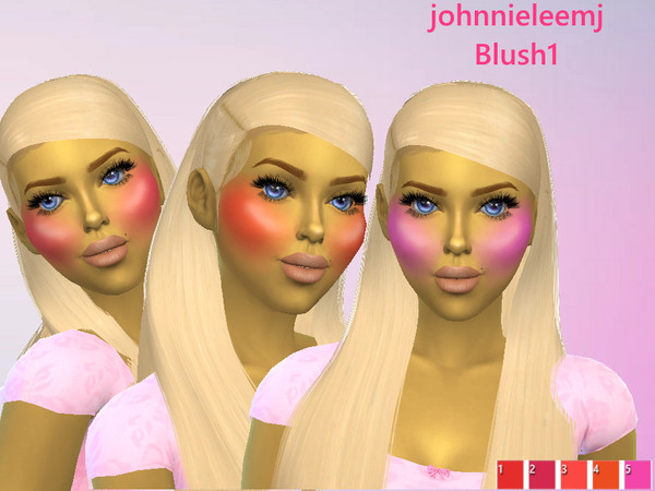 Sims 4 — Blush1 by johnnieleemj — Super Vibrant Blush