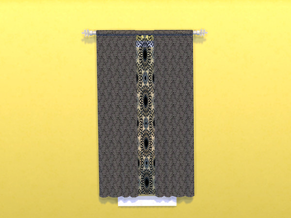 Sims 4 — Textured and Lace Curtains - 4 Colors by msaprilrenee — Pretty Curtains for your Windows in 4 colors! Base Game