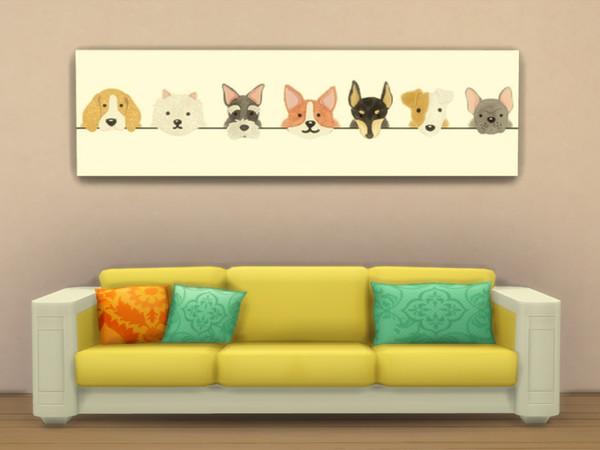 Sims 4 — Minimalist Paints-REQUIRES DINE OUT by PastelStyle — Dogs, cats or both. Hope you like it.