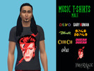 Sims 4 — 80s Music T-Shirts (Male) by Nekrokatze — 