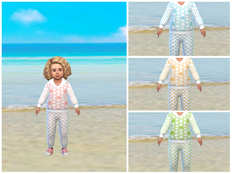 Sims 4 The Sims Resource | Owl Collection Outfit for Toddlers - Parenthood by TSR Creator