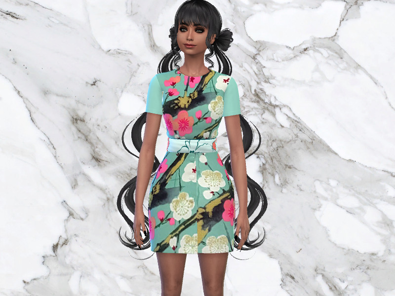 Sims 4 The Sims Resource | Natures Floral Wrap - City Living by TSR Creator
