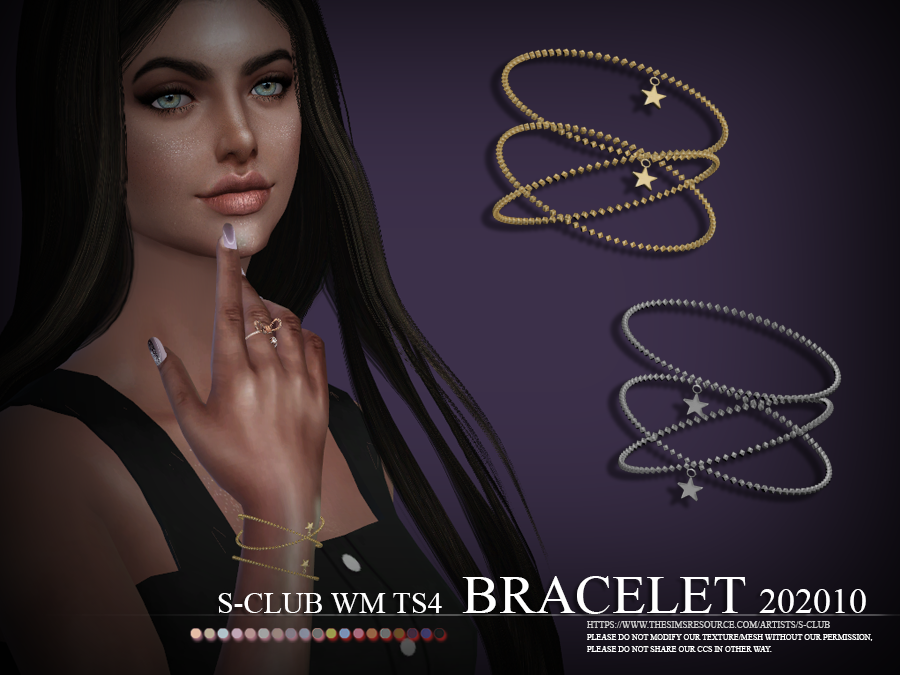 The Sims Resource S Club Wm Ts4 Bracelet 202010
