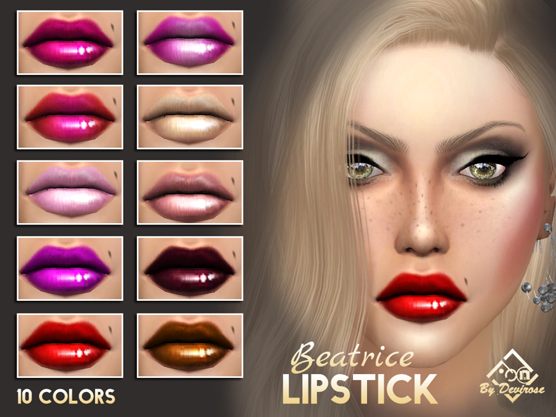 The Sims Resource - Beatrice Lipstick