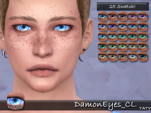 Sims 4 — [Ts4]Taty_DamonEyes_CL by tatygagg — - Female, Male - Human, Alien - Toddler to Elder - Hq Compatible