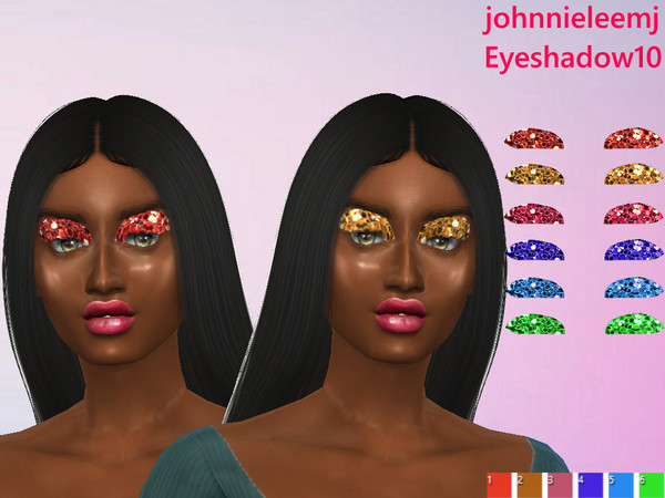 Sims 4 — Eyeshadow10 by johnnieleemj — Sequin eyeshadow