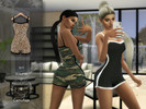 Sims 4 — Camuflaje - Ivy (Romper) by Camuflaje — * New mesh * Compatible with the base game * HQ * All LODs (I recommend