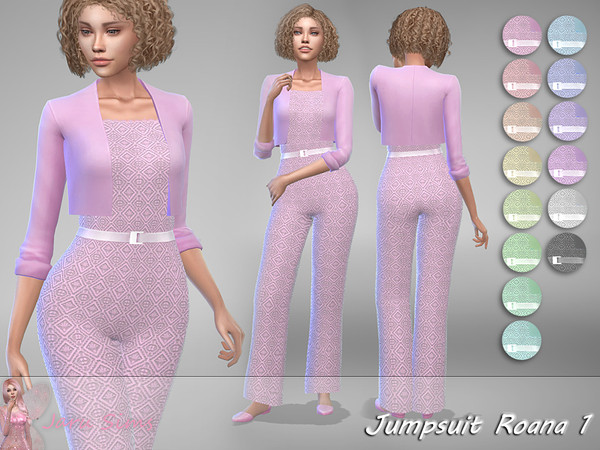 The Sims Resource - Jumpsuit Roana 1 - City Living needed!