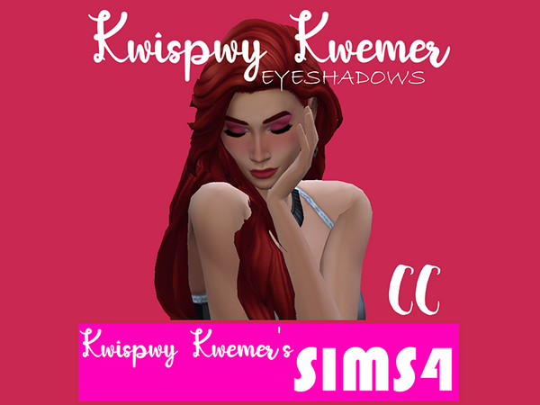 Sims 4 — Pink base eyeshadow - Kwispwy Kwemer by Kwispwy_Kwemer — Pink base eyeshadow, works with all packages. Follow me