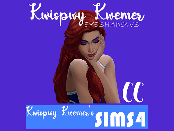 Sims 4 — Blue base eyeshadow - Kwispwy Kwemer by Kwispwy_Kwemer — Blue base eyeshadow, works with all packages. Follow me