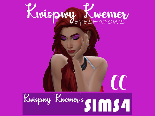 Sims 4 — Purple base eyeshadow - Kwispwy Kwemer by Kwispwy_Kwemer — Purple base eyeshadow, works with all packages.