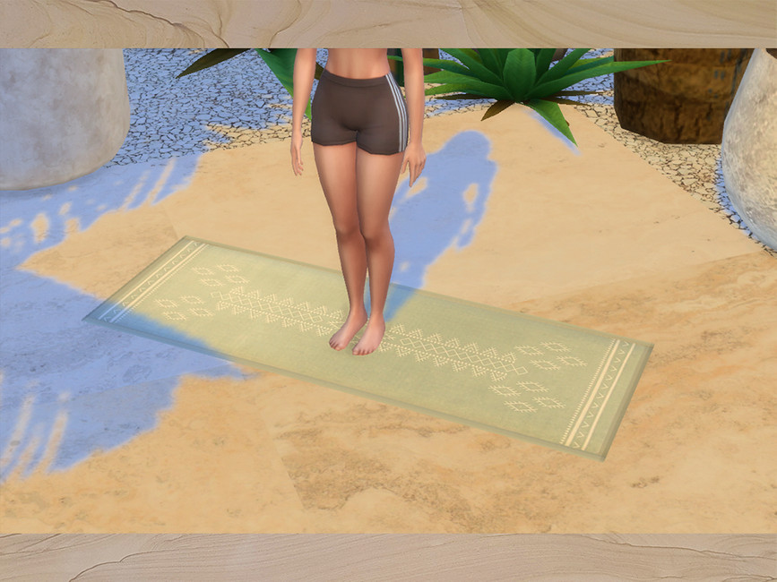 The Sims Resource Yoga Mat Woven