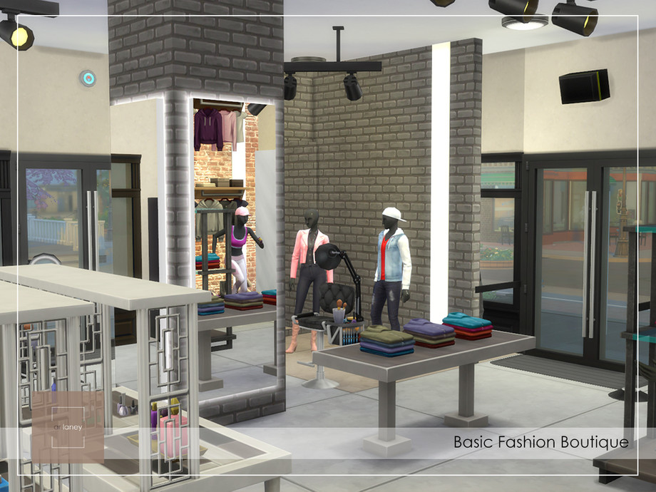 The Sims Resource - Basic Fashion Boutique NoCC