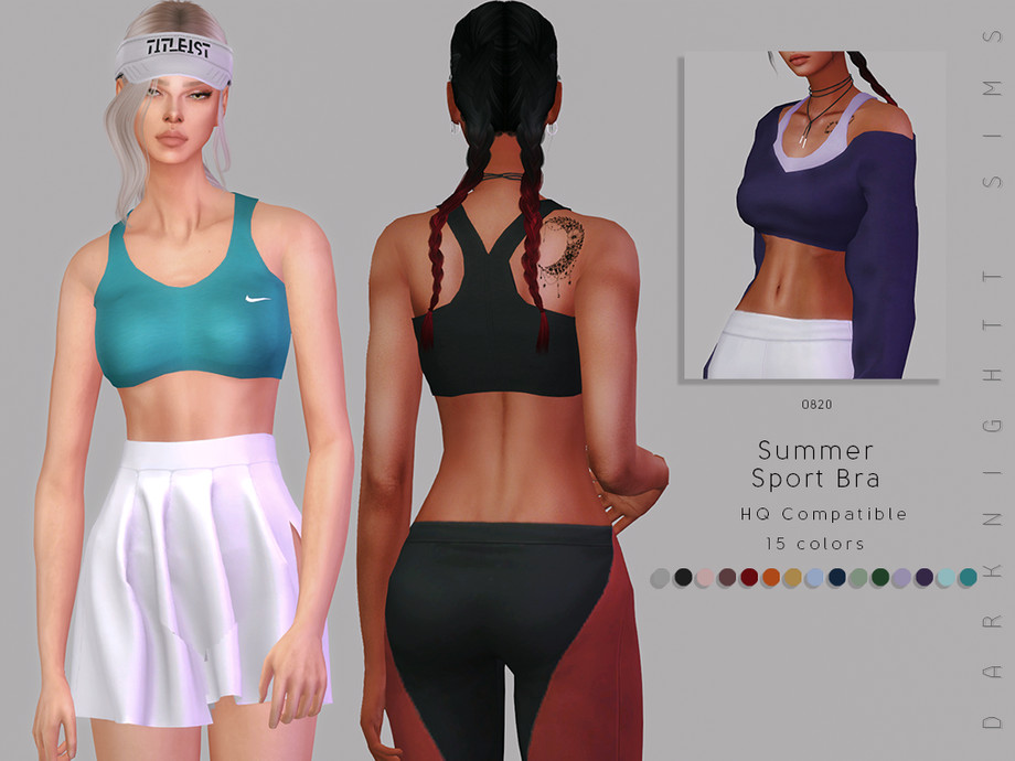 The Sims Resource - Summer Sport Bra