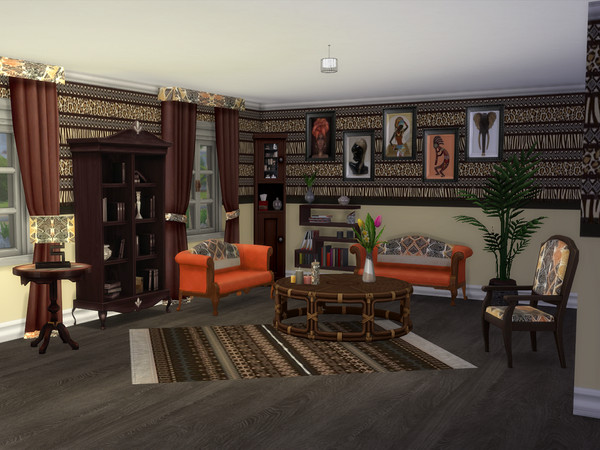 Sims 4 — Out Of Africa Base Set Recolour-READ DESCRIPTION by seimar8 — This set consists of Base Game furnishings -
