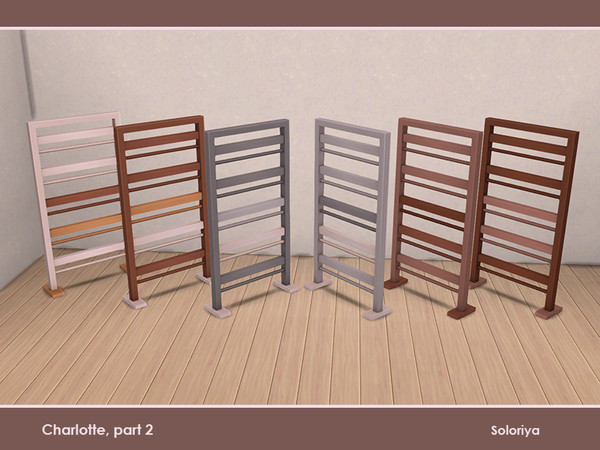 Sims 4 — Charlotte, part 2. Divider A by soloriya — Wooden divider. Part of Charlotte part 2 set. 6 color variations.