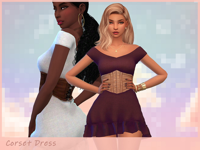 sims 4 corset dress Can someone help me find this cc dress? : r/sims2