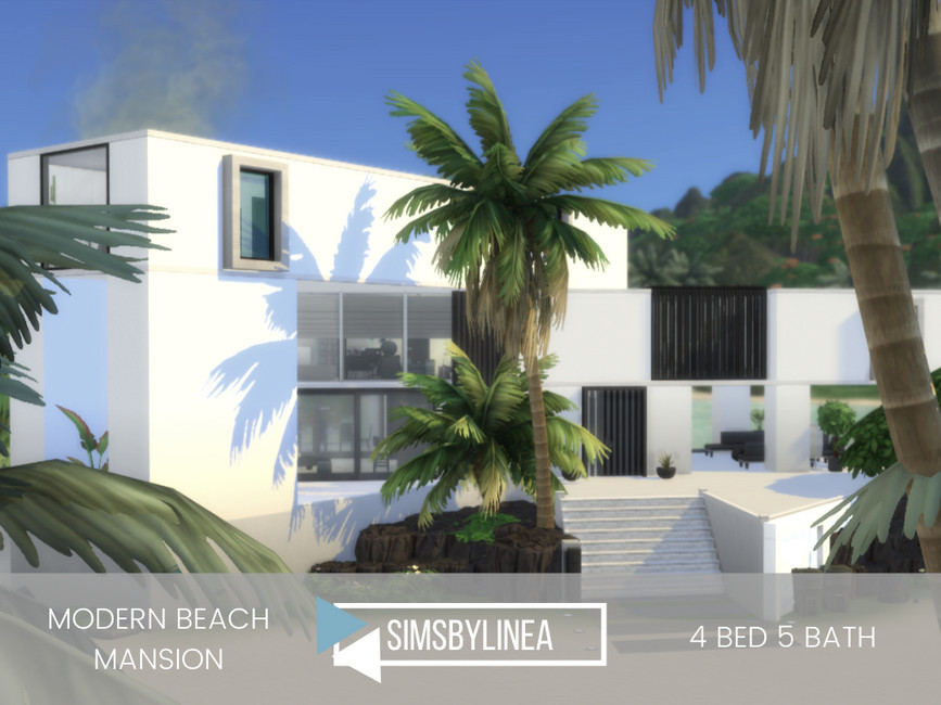 The Sims Resource - Modern Beach Mansion