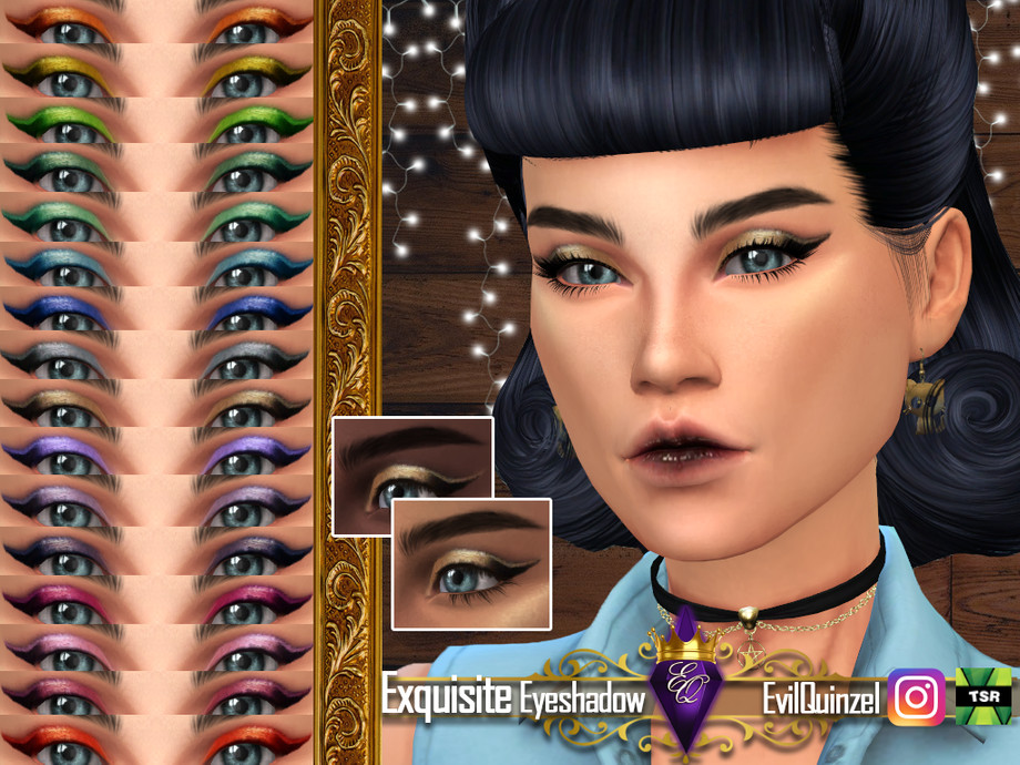 The Sims Resource - Exquisite Eyeshadow