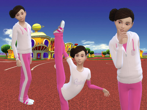 Sims 4 — Dancing duel Stephanie's outfit by Arisha_214 — Dancing duel Stephanie's outfit for girls :)