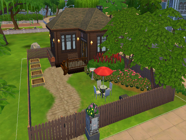 Sims 4 — Flower Love by vadrian16 — In this little, nice, suburbian wooden cabin all sims loves to be. They can be young