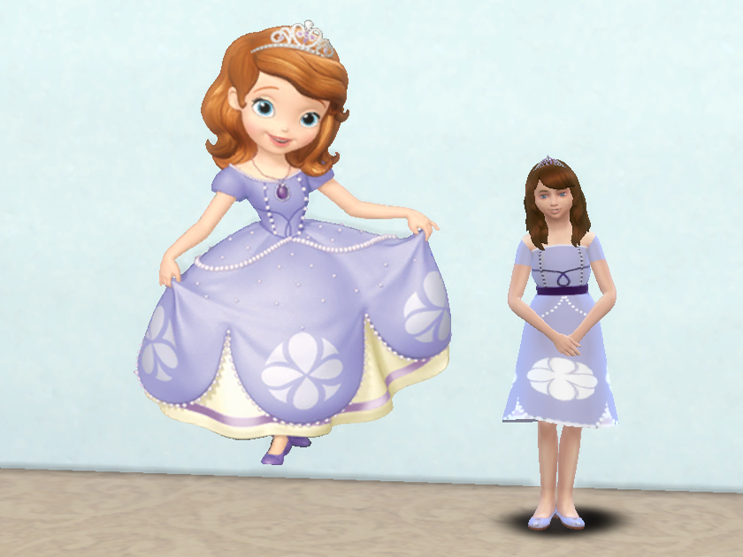 sofia the first gown