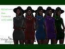 Sims 4 — Velvet moon dress (recolour) - mesh needed by VintageBiologist — - Female - Teen - elder - 5 swatches - mesh