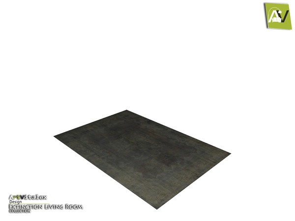 Sims 3 — Extinction Rug by ArtVitalex — - Extinction Rug - ArtVitalex@TSR, Aug 2020