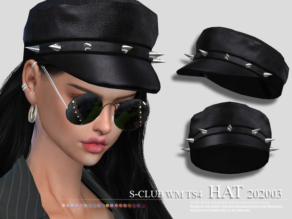 The Sims Resource - S-Club ts4 WM Hat 202003