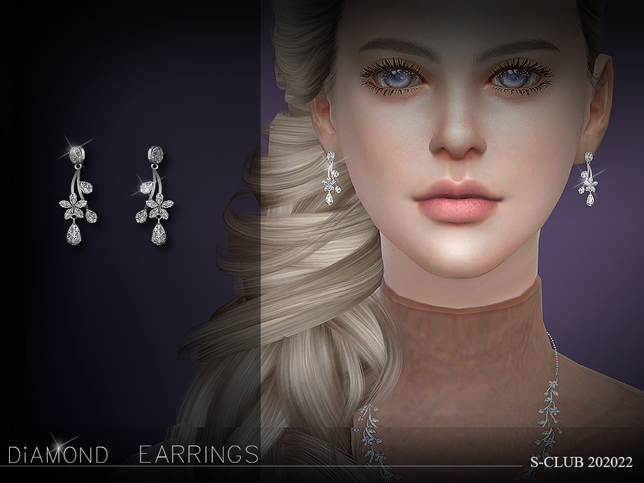 The Sims Resource S Club Ts4 Ll Earrings 202022