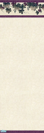 Sims 2 — The Kitchen Walls Set - Snowy Grapes by gummypeaches — A beautiful wallpaper for your sims. 