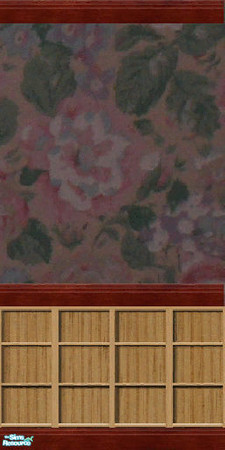 Sims 2 — Blooming Flowers Panelling by lostsims — Make your house a little more homely with this panelling for your