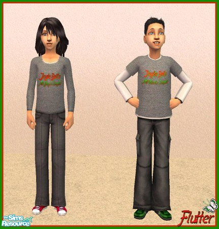 Sims 2 — Jingle Bells... by flutter601 — Child outfit