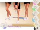 Sims 4 — Rabbit Socks :) by eyquardjl2 — Just women's socks with Rabbit drawing in differents colours :)