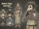 Sims 4 — Medieval / Plague Doctor Outfit by kennetha_v — Medieval Doctor Outfit for your medieval settings. Or even a