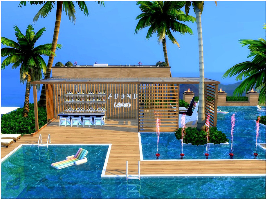 Sims 4 Pool House