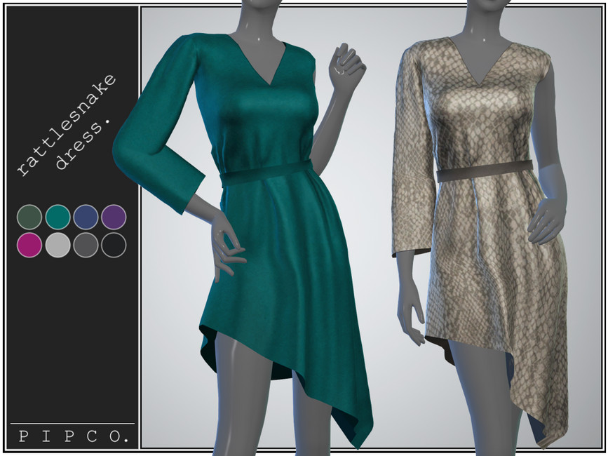 Pipco's Rattlesnake Dress Collection.