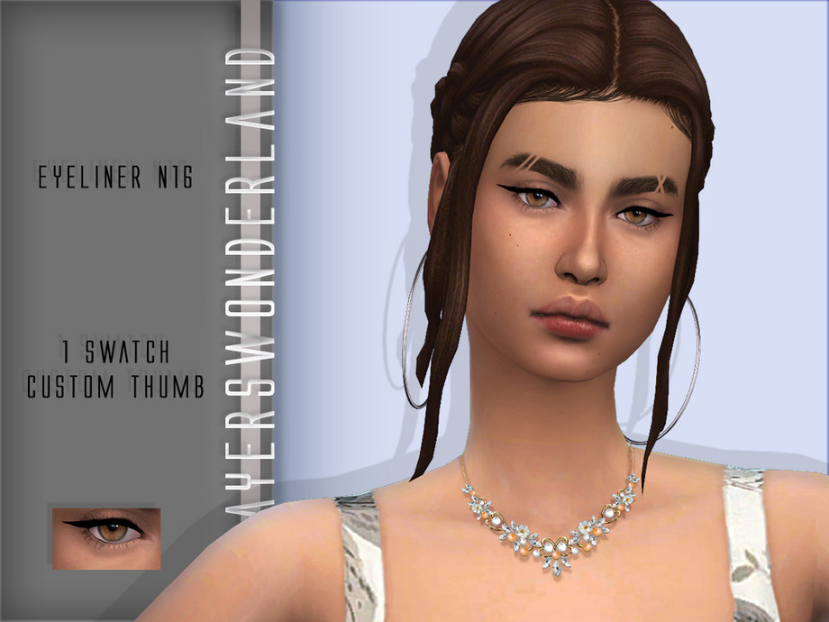The Sims Resource - Eyeliner N16