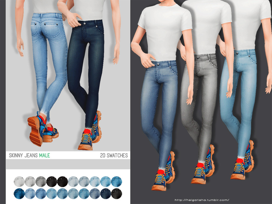 Sims Male Jeans Maxis Match