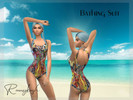 Sims 4 — Bathing Suit  by Ronnykush — 1 Swatches Teen - Elder