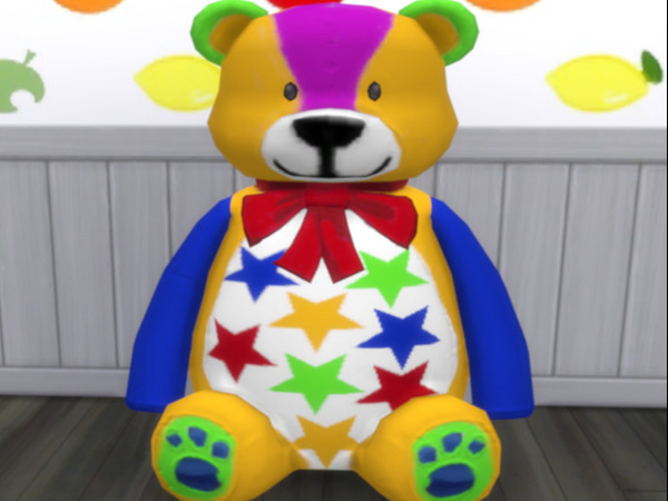 Sims 4 — Stitches Bear  by shellbell180 — Bringing Stitches from animal crossing into your sims game. This bear is a toy