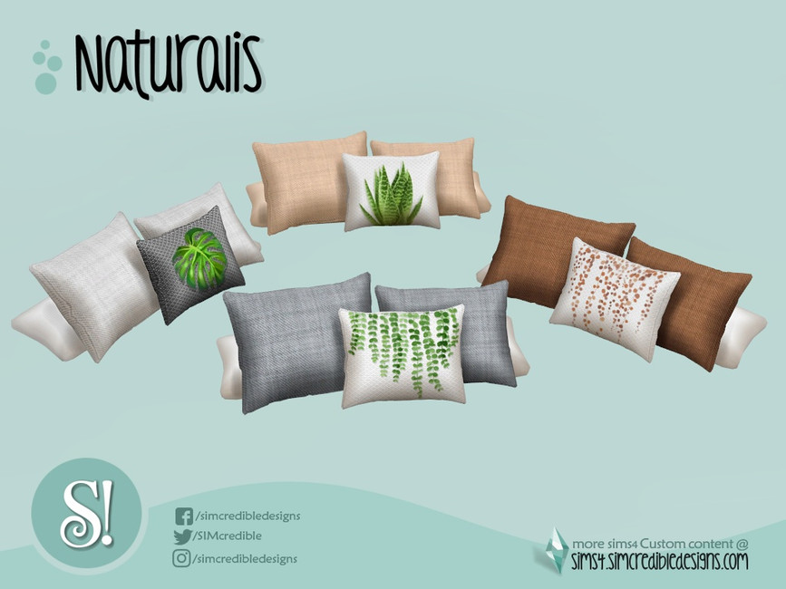 The Sims Resource Naturalis Pillows
