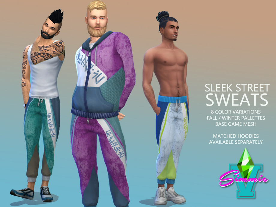The Sims Resource - SimmieV Sleek Street Sweats