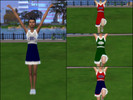 Sims 4 — High School Cheerleading Uniform by Cheer4Sims2 — A recolor of the Base Game Cheerleading uniform