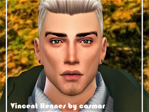 Sims 4 — Vincent Hennes by casmar — I present to the handsome Vincent. He is a creative, outgoing and romantic young man!